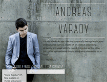 Tablet Screenshot of andreasvarady.com